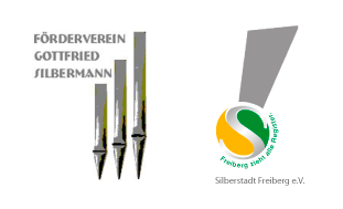 Logos Förderverein Gottfried Silbermann und Silberstadt Freiberg e.V.
